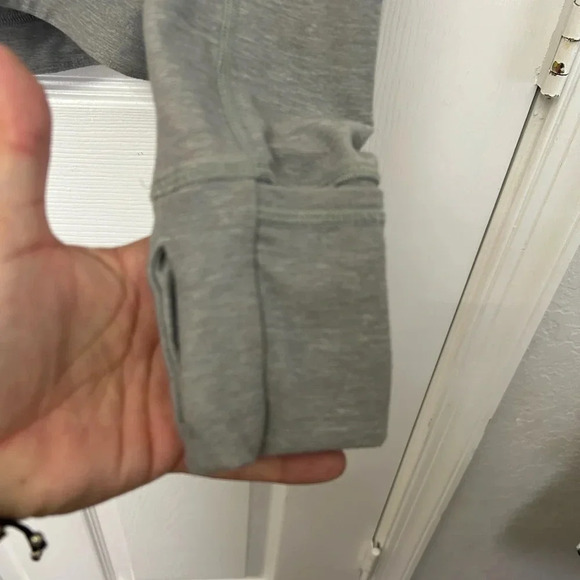 ! Lululemon Athletica Precision Asymmetrical Zip grey Jacket Womens 4 - Picture 3 of 7